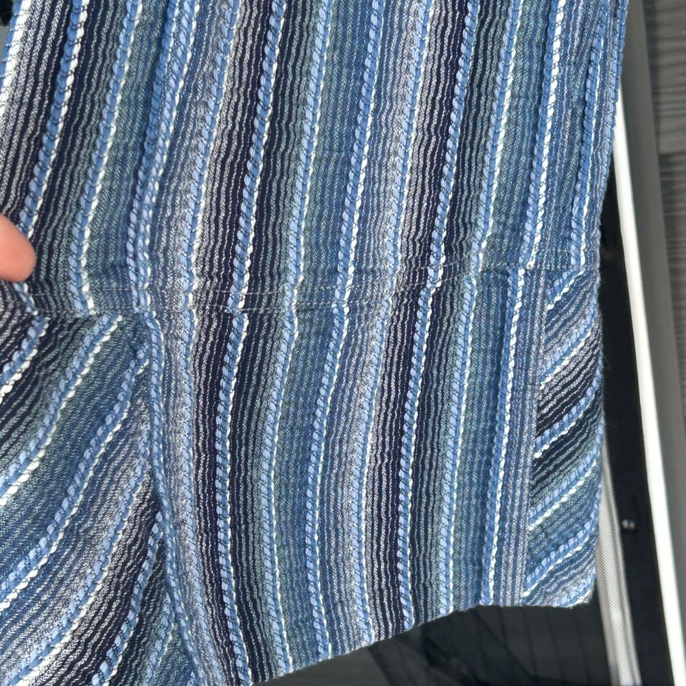 Free People Blue Striped Wide Leg Pants - Picture 3 of 7